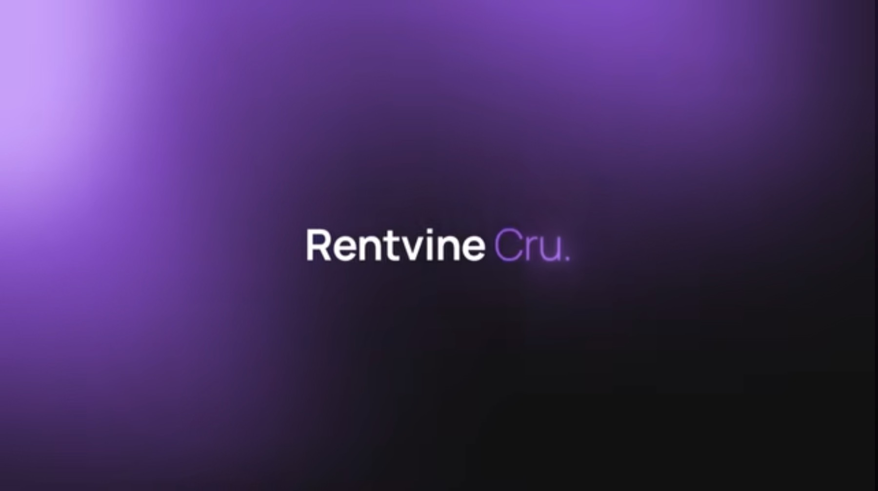 Rentvine Cru launch graphic